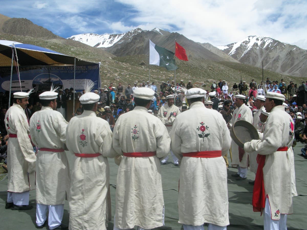 KVO Cultural Show — traditional musicians at Khunjrab